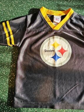 NFL Kids Pittsburgh Steelers Black & Gold Tee